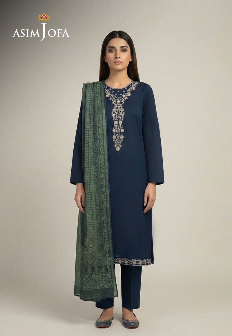 AJSO-367 Unstitched 2 Pcs Shirt Dupatta