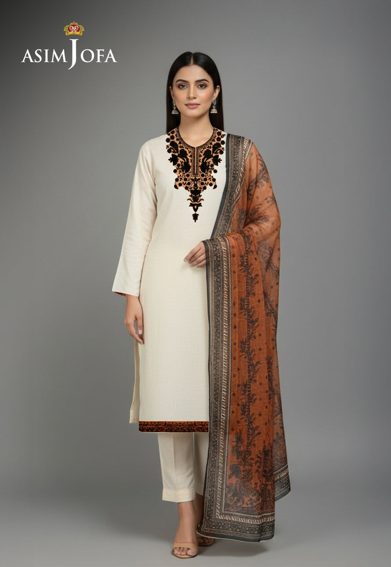 AJSO-371 Unstitched 2 Pcs Shirt Dupatta