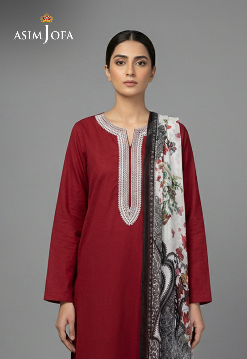 AJSO-374 Unstitched 2 Pcs Shirt Dupatta