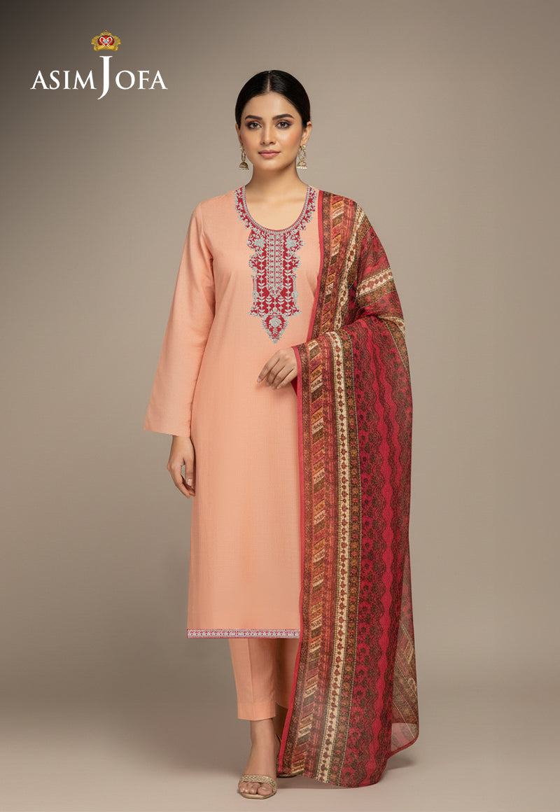 AJSO-377 Unstitched 2 Pcs Shirt Dupatta