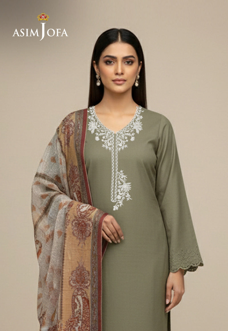 AJSO-398 Unstitched 2 Pcs Shirt Dupatta