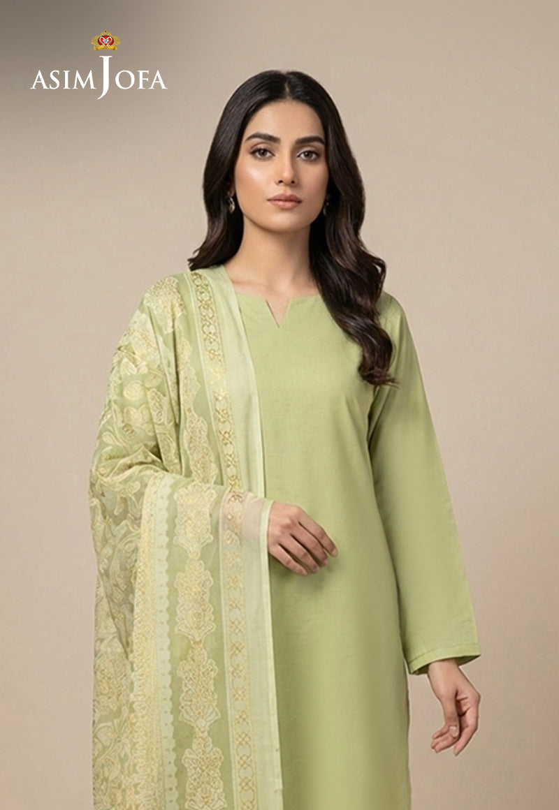 AJSO-401 Unstitched 2 Pcs Shirt Dupatta