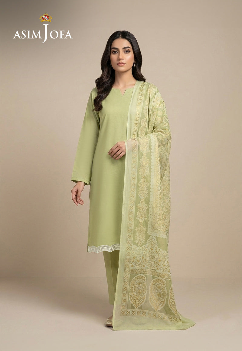 AJSO-401 Unstitched 2 Pcs Shirt Dupatta