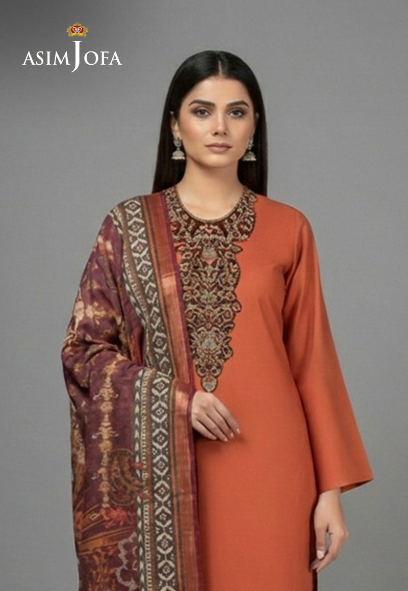 AJSO-405 Unstitched 2 Pcs Shirt Dupatta