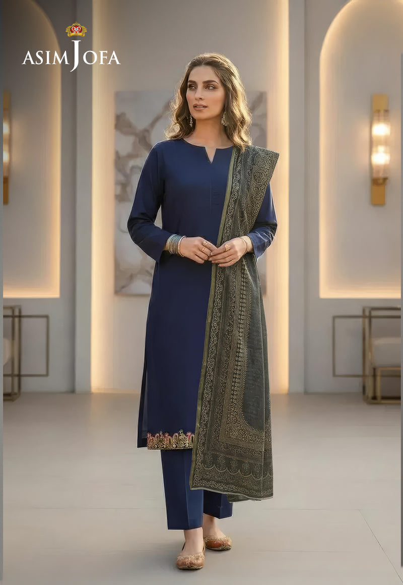AJSO-410 Unstitched 2 Pcs Shirt Dupatta