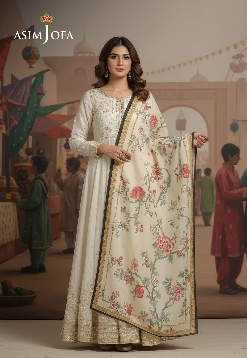 AJSO-466 Unstitched 1 Pc Dupatta