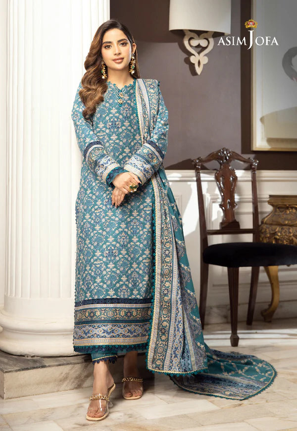 Ajso-60 Unstitched Shirt 1 Pc Shirt