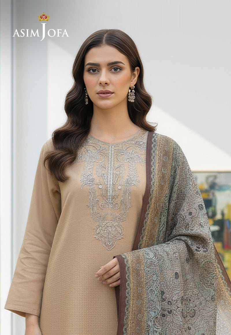 Ajso-99 Unstitched 2 Pcs Shirt Dupatta