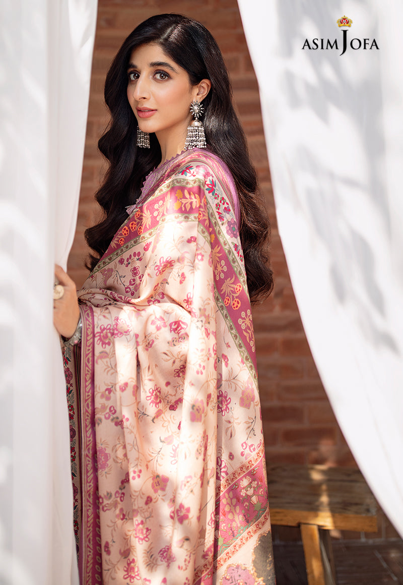 AJW-17 Designers Stitched LINEN 3 PCS
