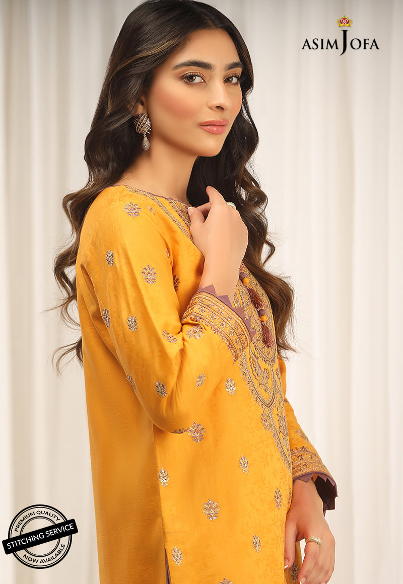AJWED-05 EMBROIDERED SELF-JACQUARD STITCHED 1 PC