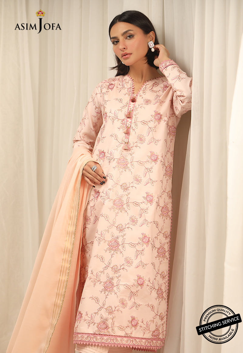 AJPB-177 EMBROIDERED CAMBRIC STITCHED 2 PCS