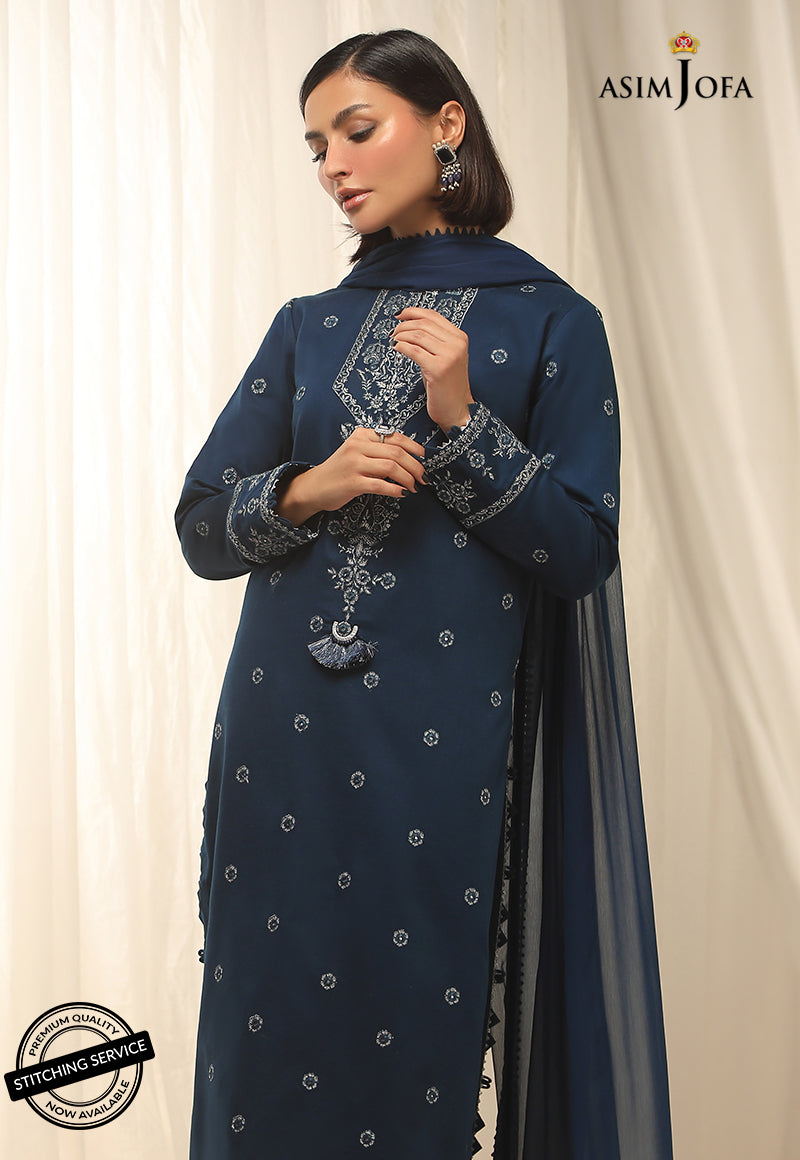 AJPB-173 EMBROIDERED CAMBRIC STITCHED 2 PCS
