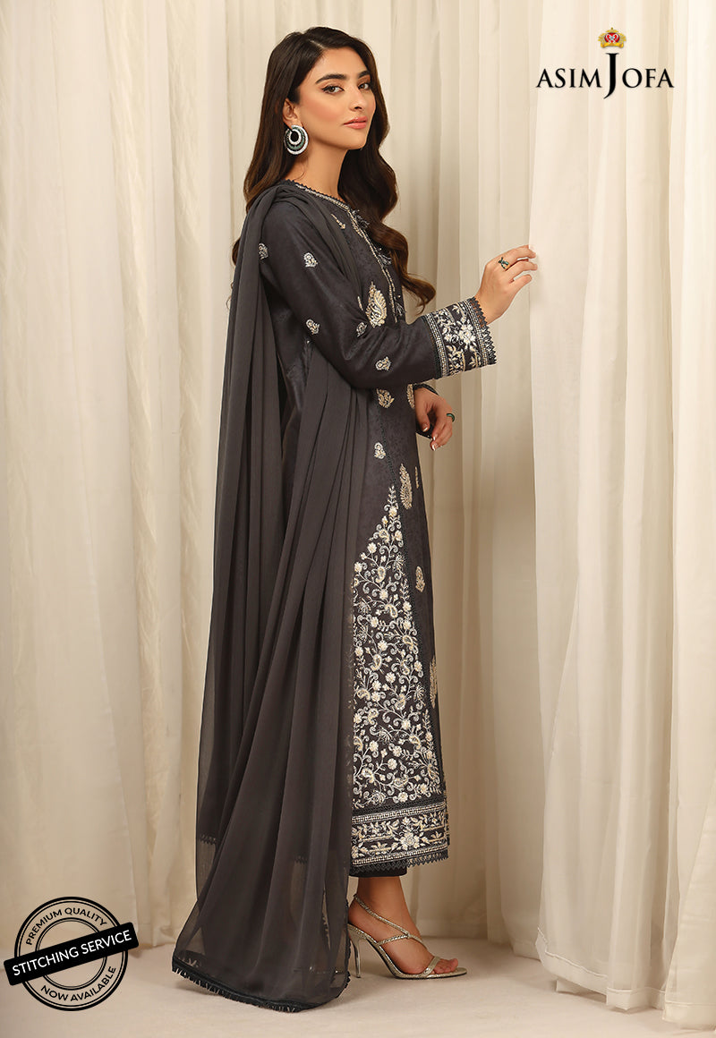 AJWE-12 EMBROIDERED SELF-JACQUARD 3 PCS