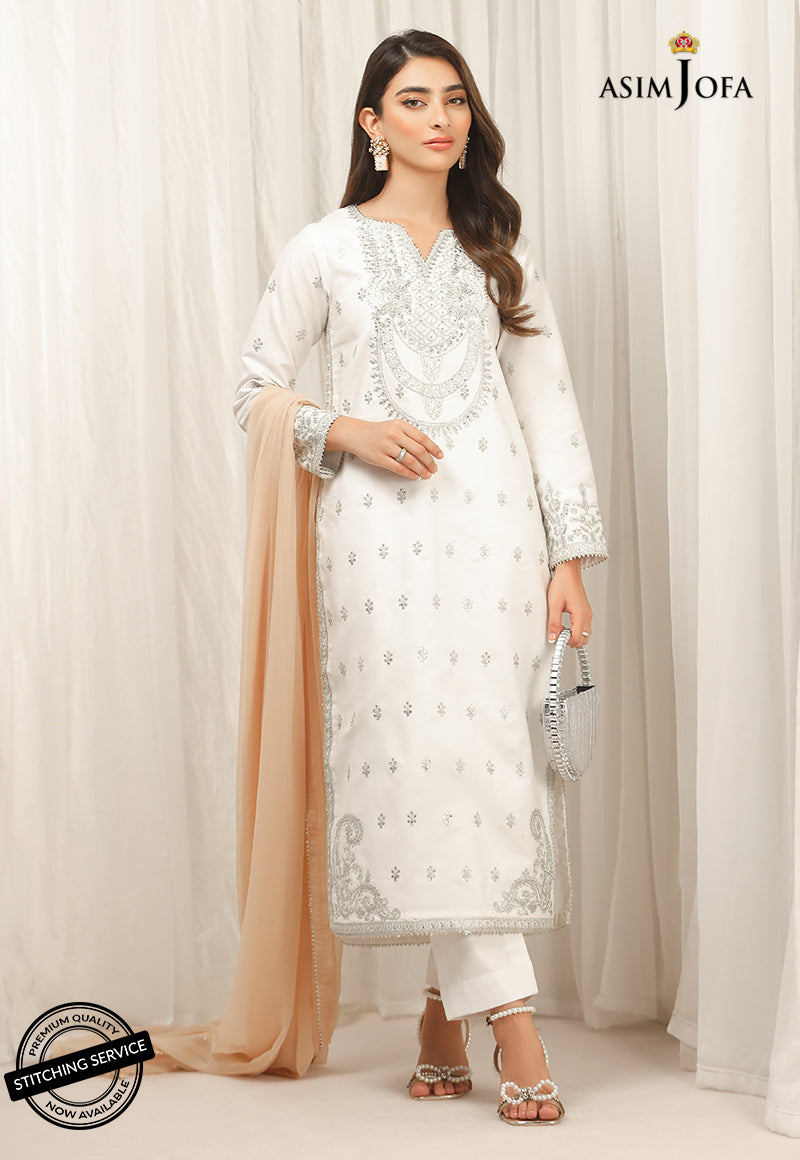 AJWE-18 EMBROIDERED CAMBRIC 3 PCS