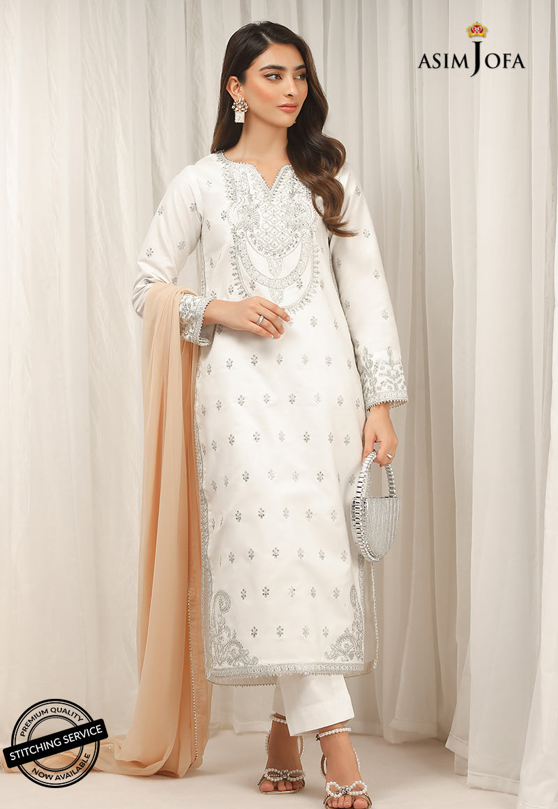 AJWE-18 EMBROIDERED CAMBRIC 3 PCS