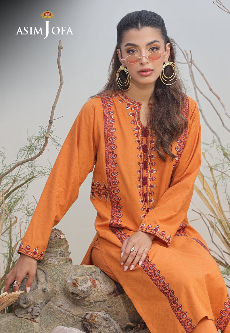 AJWSD-02 (1D-PC) EMBROIDERED SELF JACQUARD 1 PC
