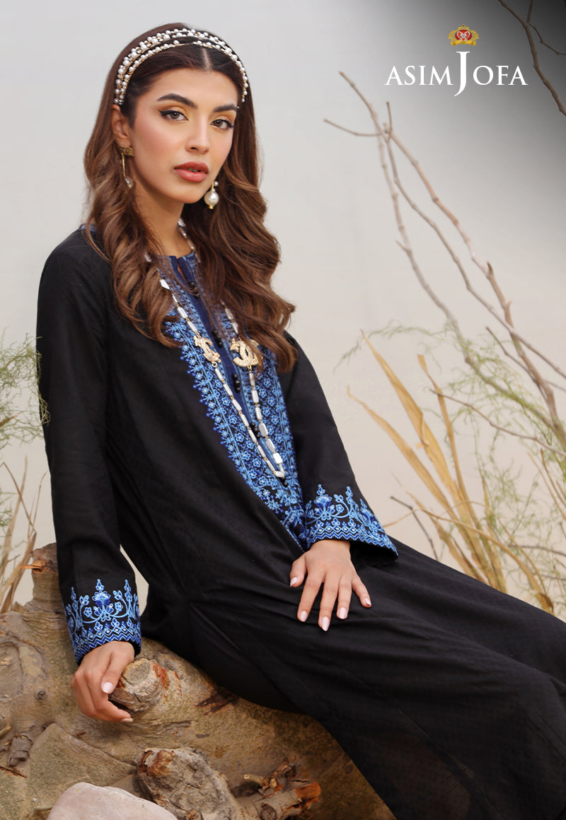 AJWS-05 (1-PC) EMBROIDERED SELF JACQUARD 1 PC