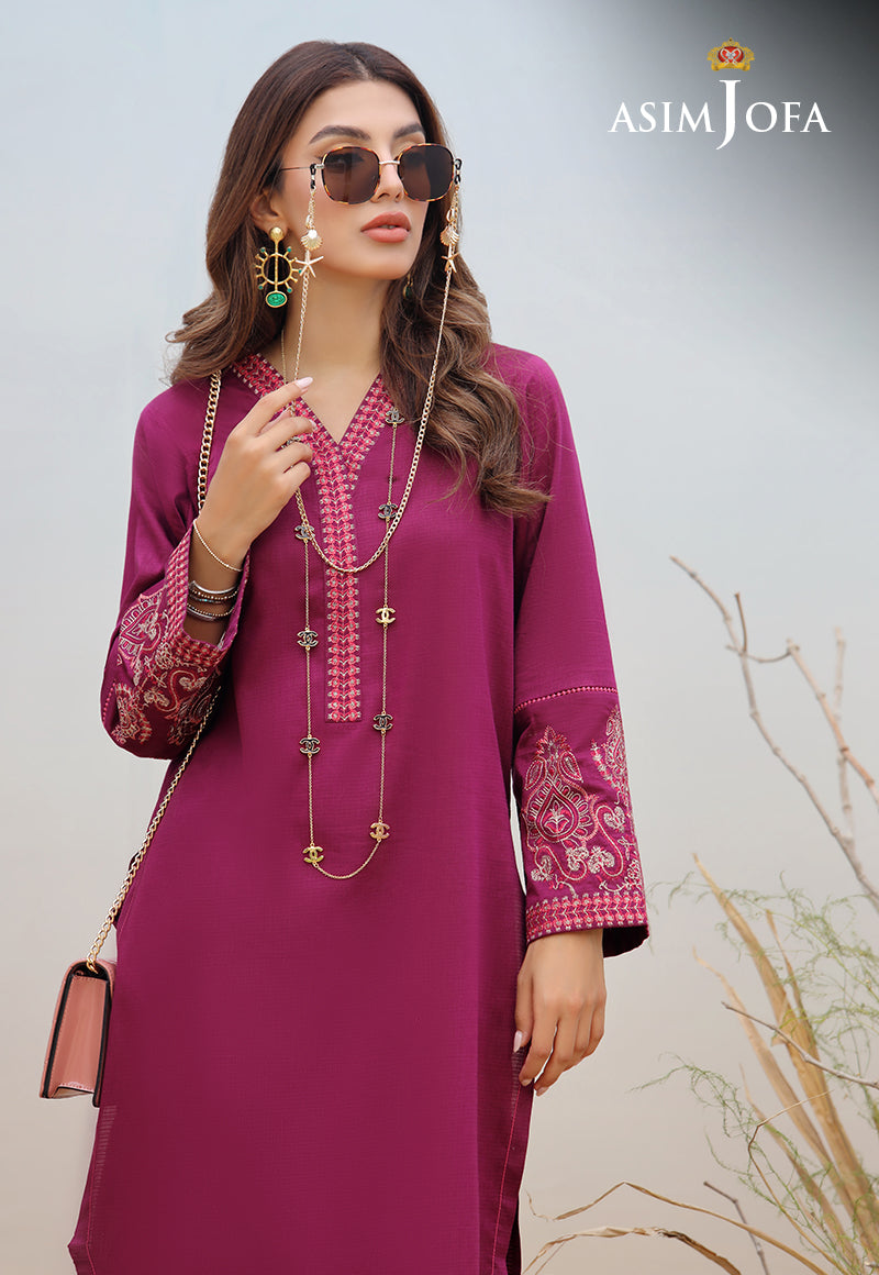 AJWS-11 (1-PC) EMBROIDERED SELF JACQUARD 1 PC