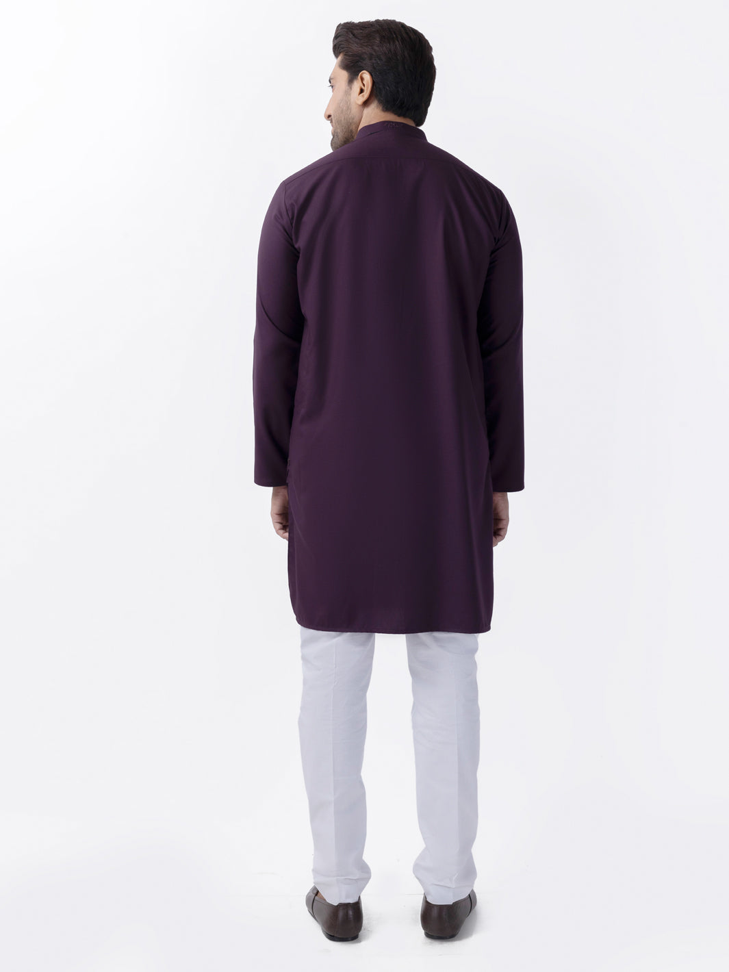 Purple Blended Kurta - AL-K-1167