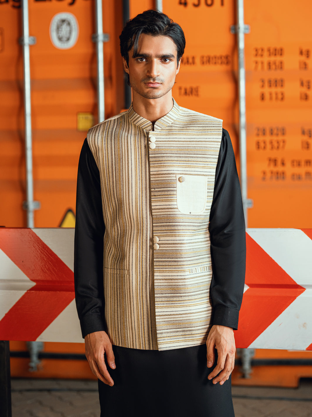 Cream Formal Waistcoat - AL-WC-494