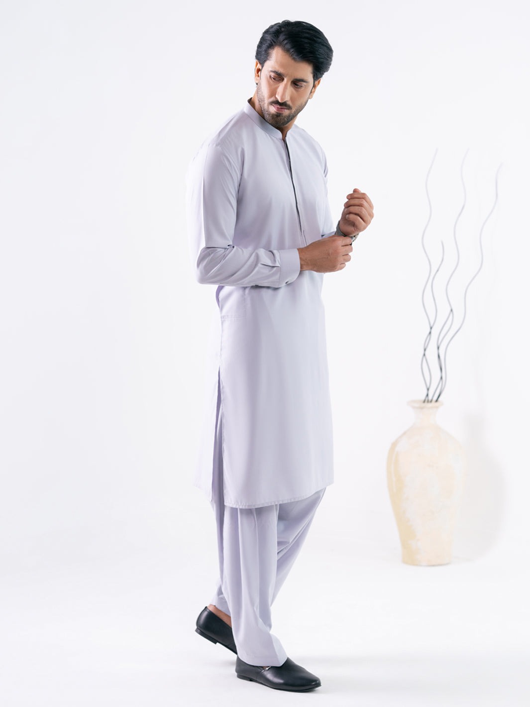 Lilac Cut & Sew Kameez Shalwar - AL-KS-3289