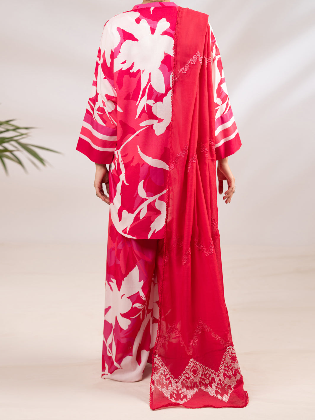 Pink Silk Lawn 2Pc Stitched - ALP-2PS-LKS-2340