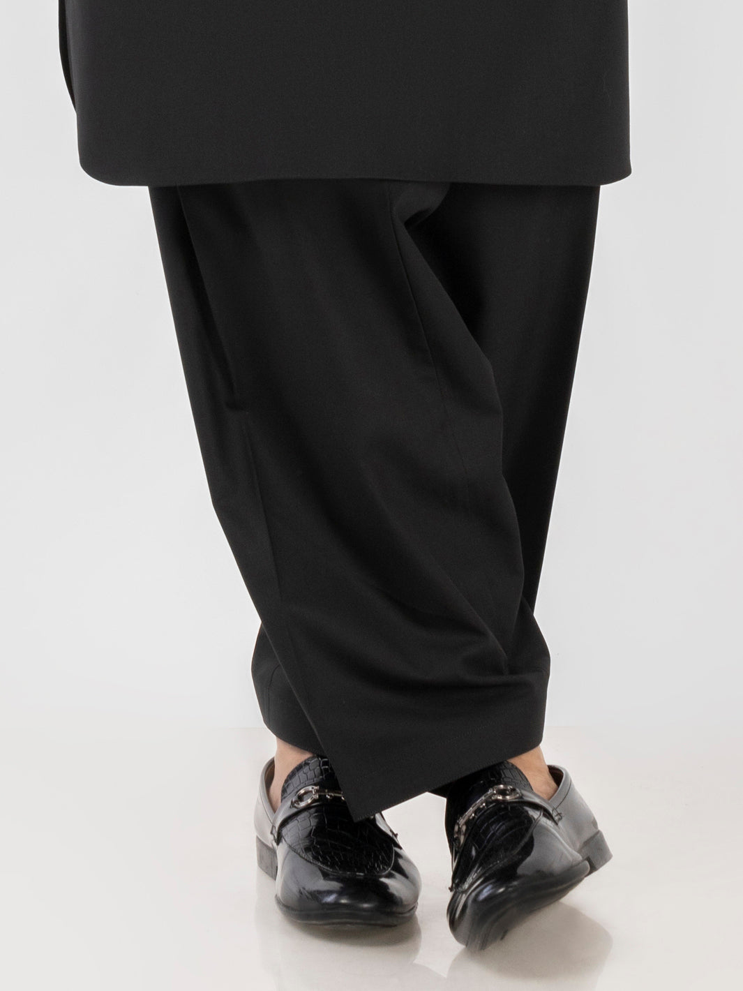 Black Cotton Shalwar - AL-MS-001B