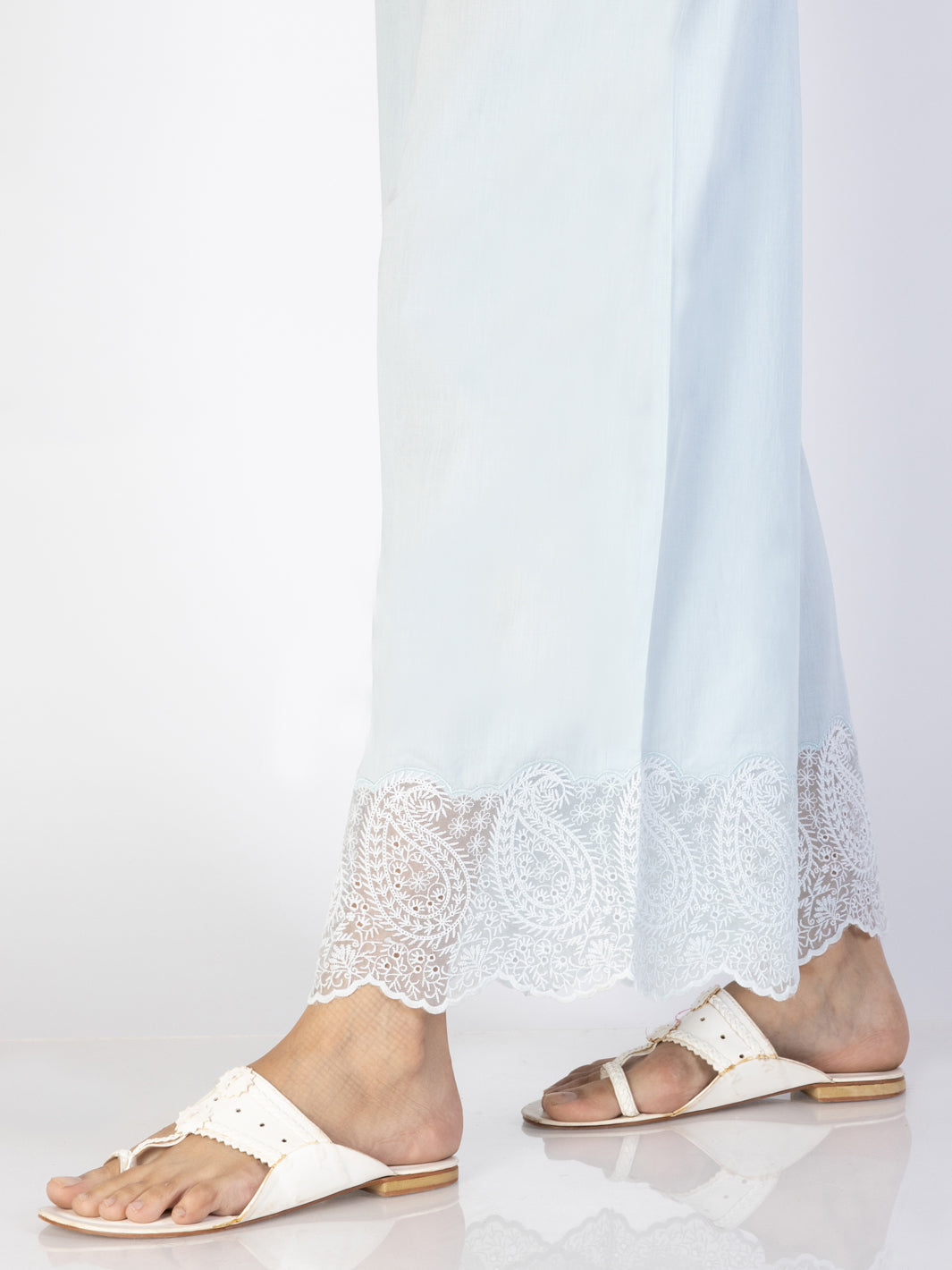Sky Blue Cambric Trousers - AL-T-697