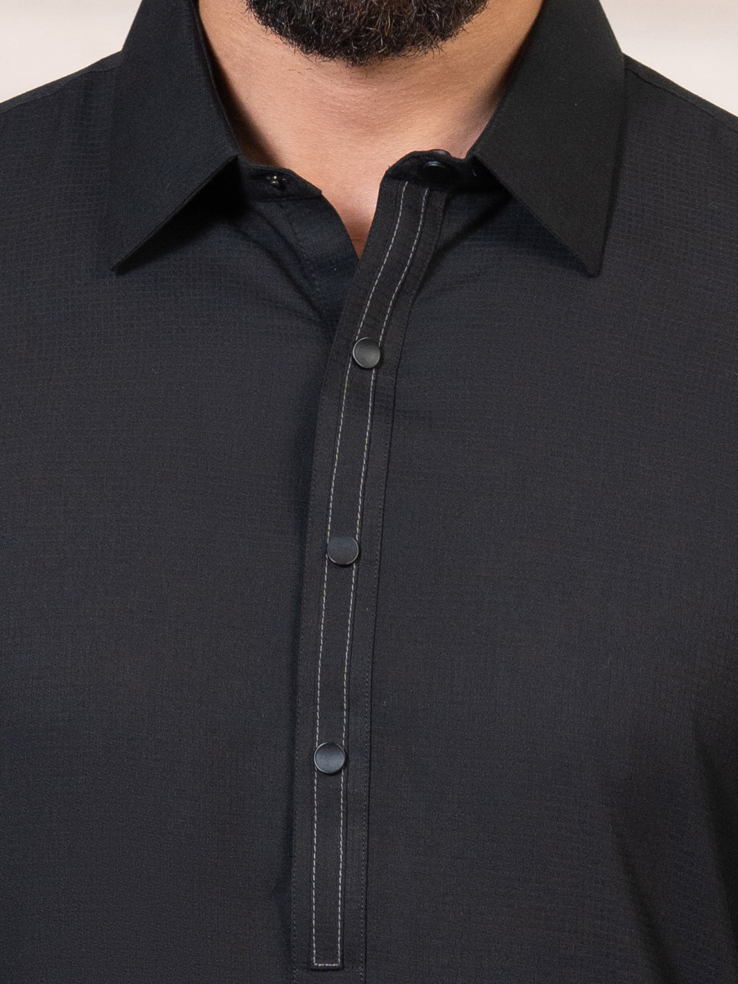 Black Kameez Shalwar - ALWA-KS-642