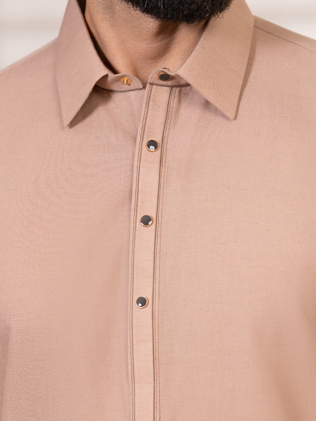 Brown Kameez Shalwar - ALWA-KS-650