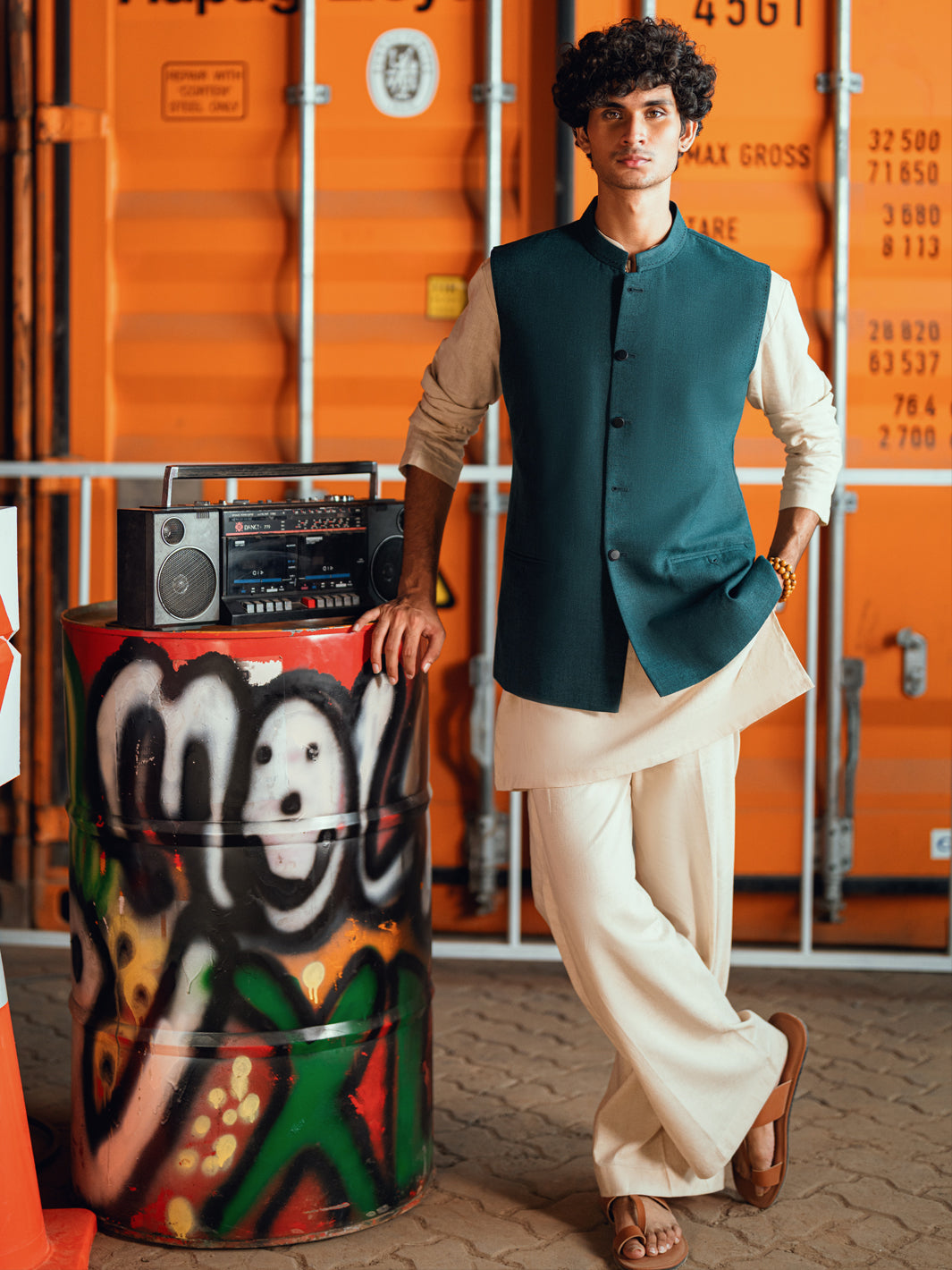 Teal Formal Waistcoat - AL-WC-604