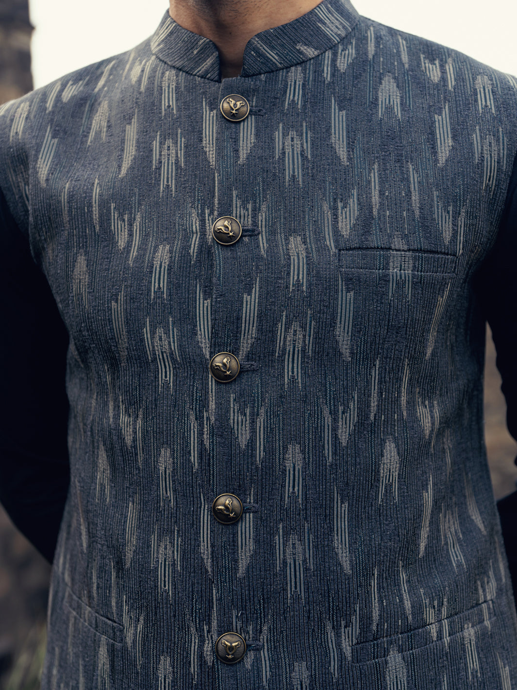 Charcoal Grey Formal Waistcoat - AL-WC-606