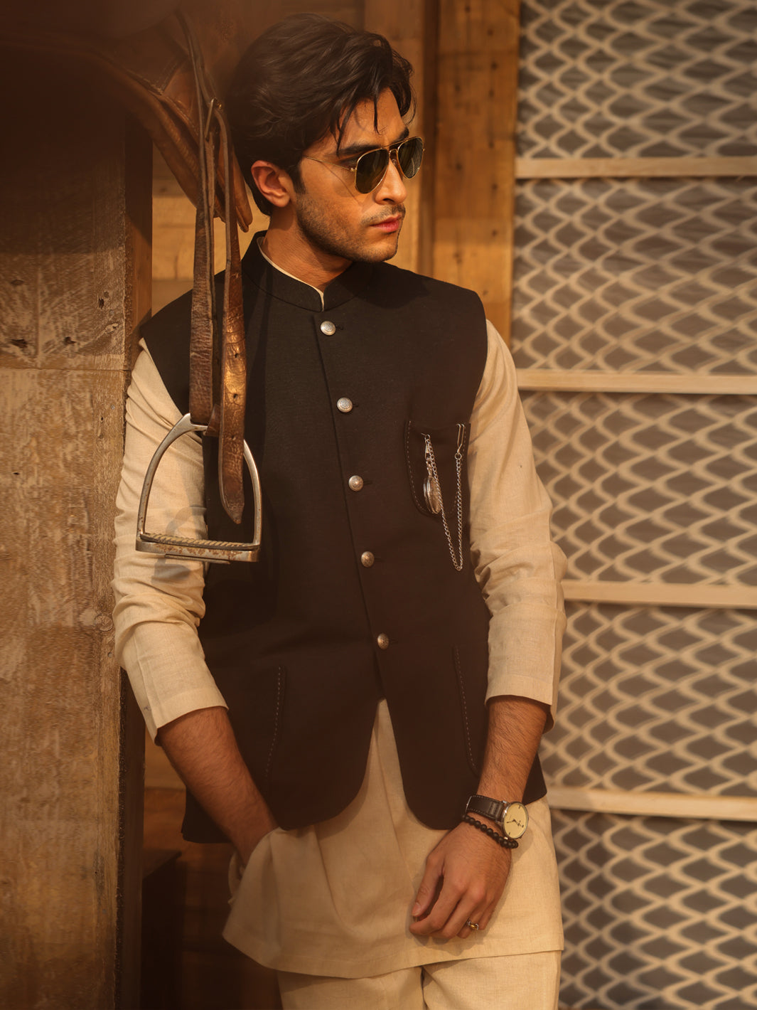 Black Waistcoat - AL-WC-633