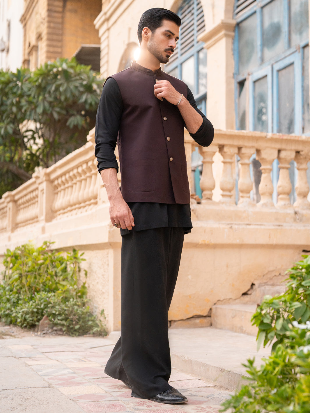 Dark Brown Waistcoat - AL-WC-641