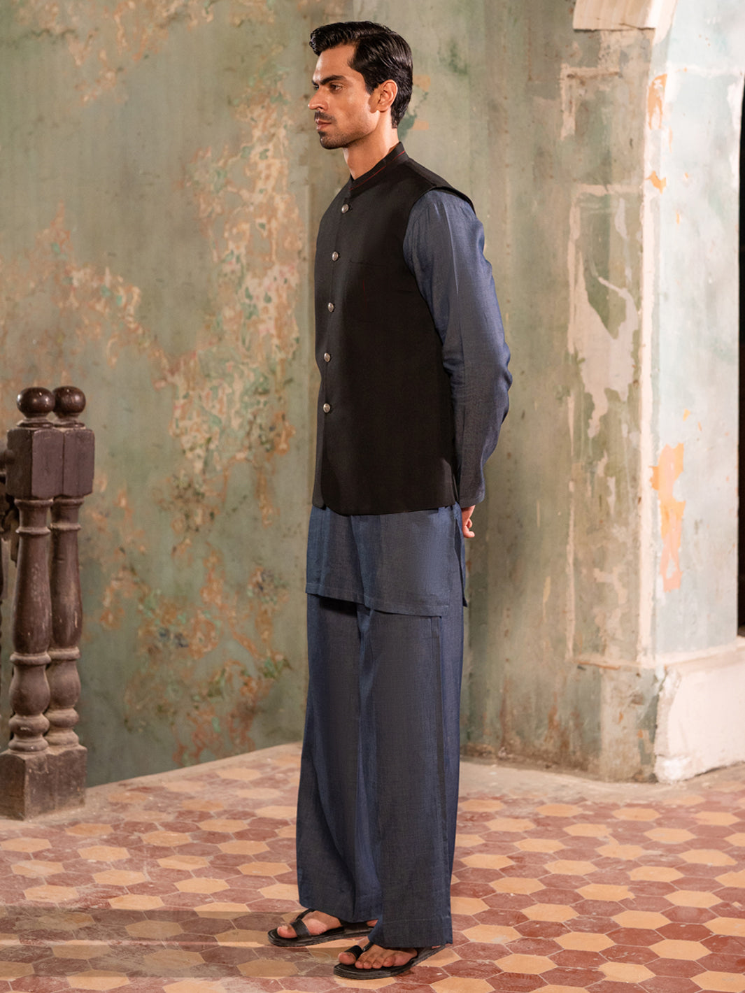 Black Waistcoat - AL-WC-643