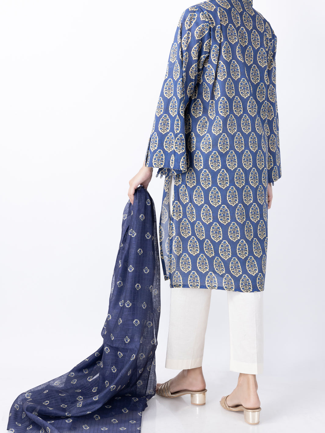 Blue Lawn 2Pc Stitched - ALP-2PS-LKD-1744