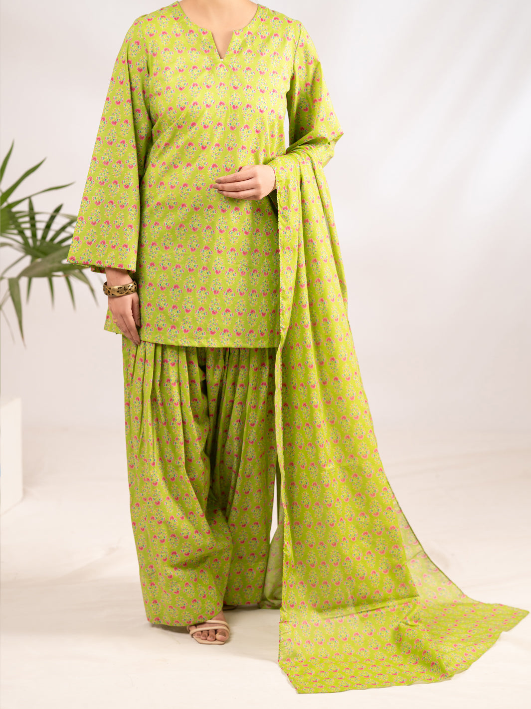 Green Lawn 3Pc Stitched - ALP-3PS-2297