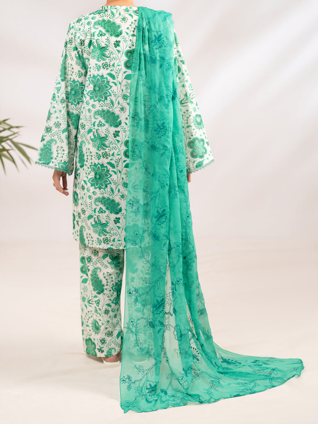 Green Lawn 3Pc Stitched - ALP-3PS-2314