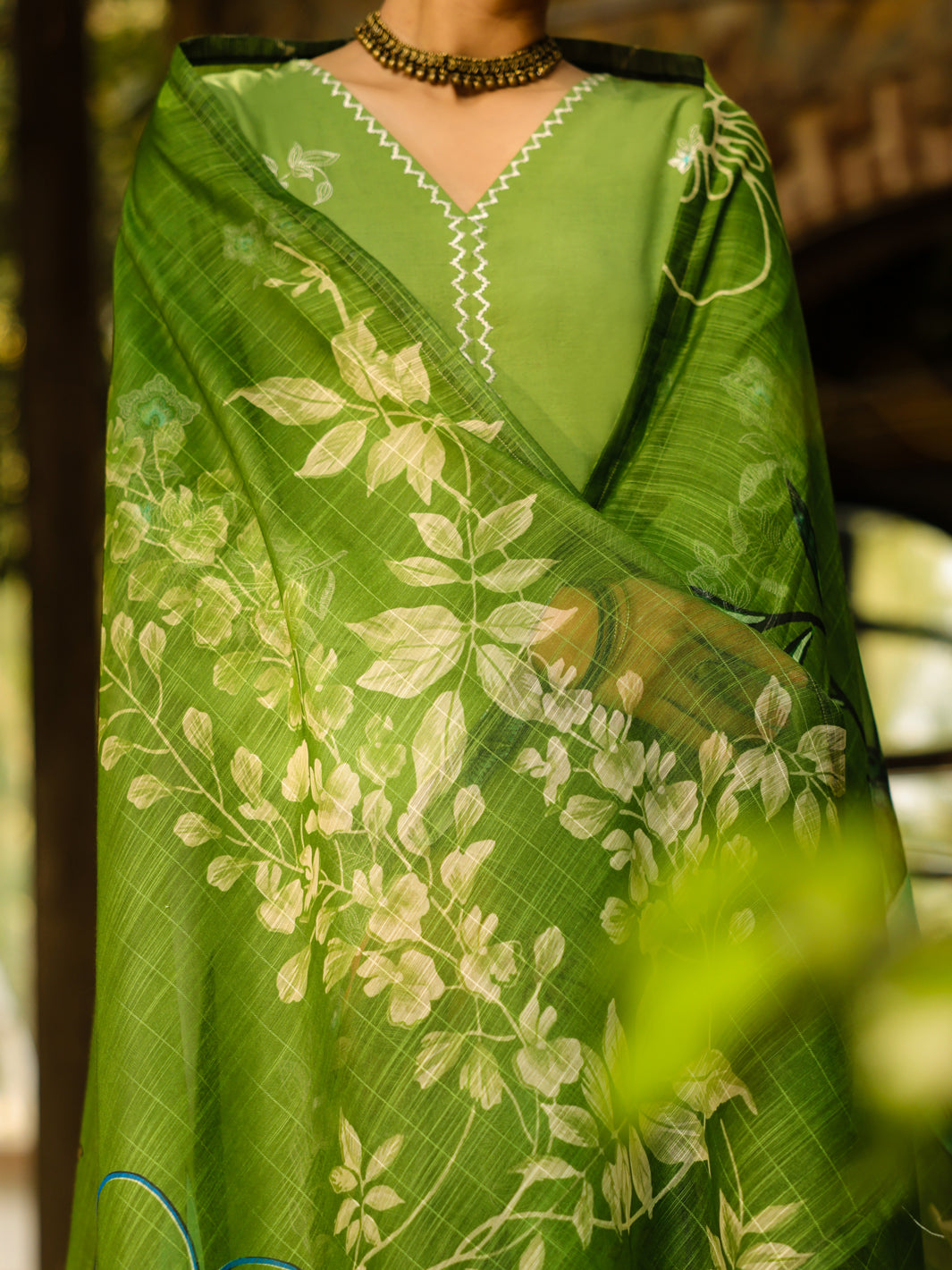Green Lawn 3Pc Unstitched - ALP-3PS-2309