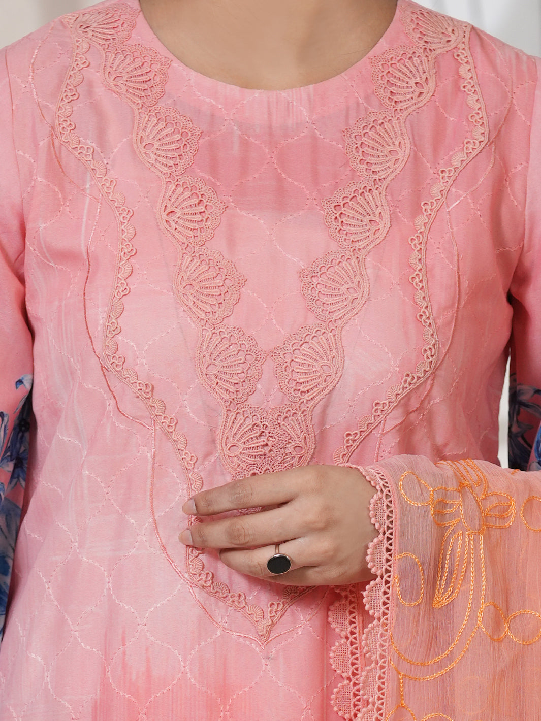 Pink Silk Lawn Unstitched 3Pc - ALP-3PS-2410