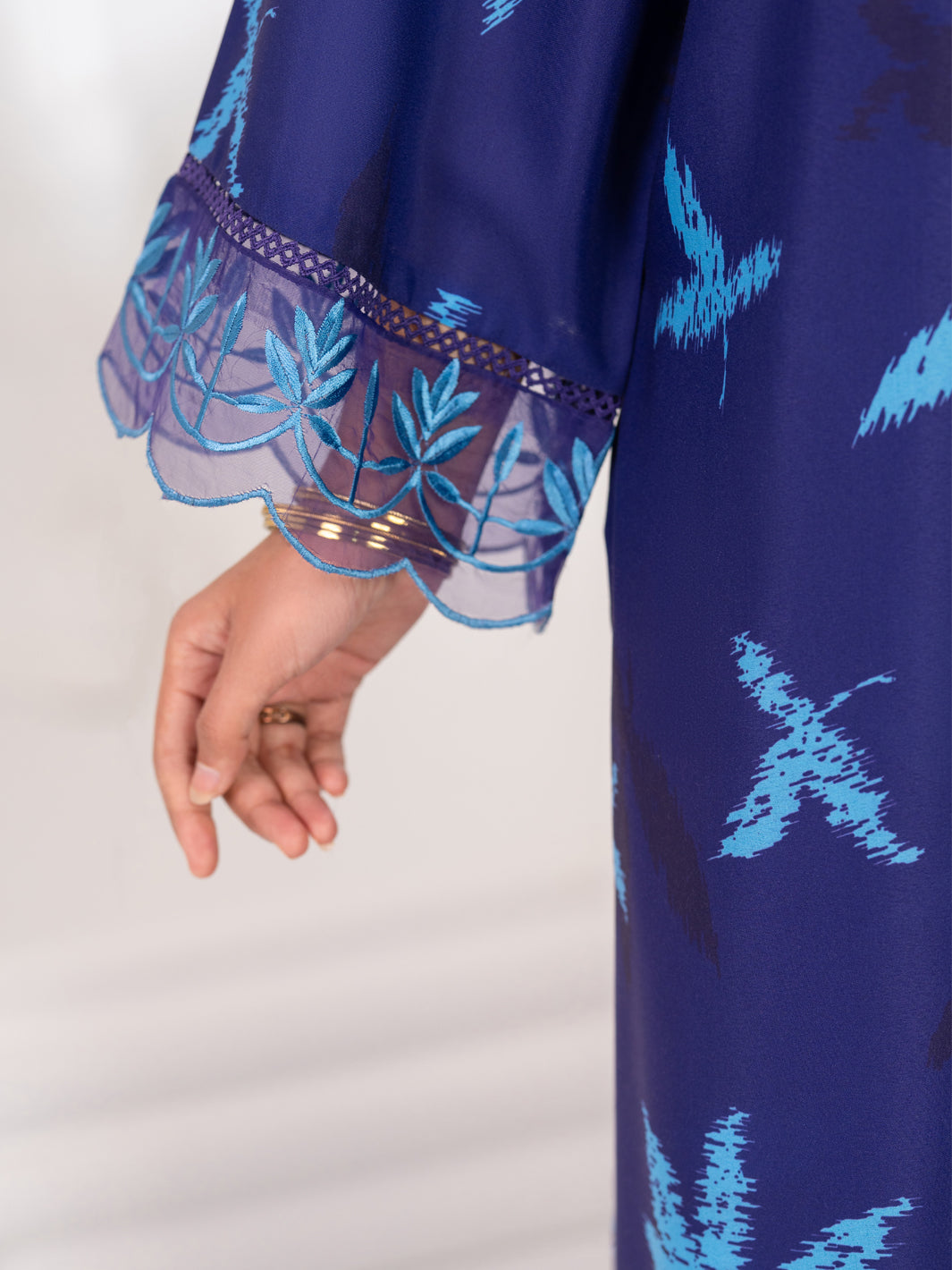 Purple Silk Lawn Stitched 3Pc- ALP-3PS-2604