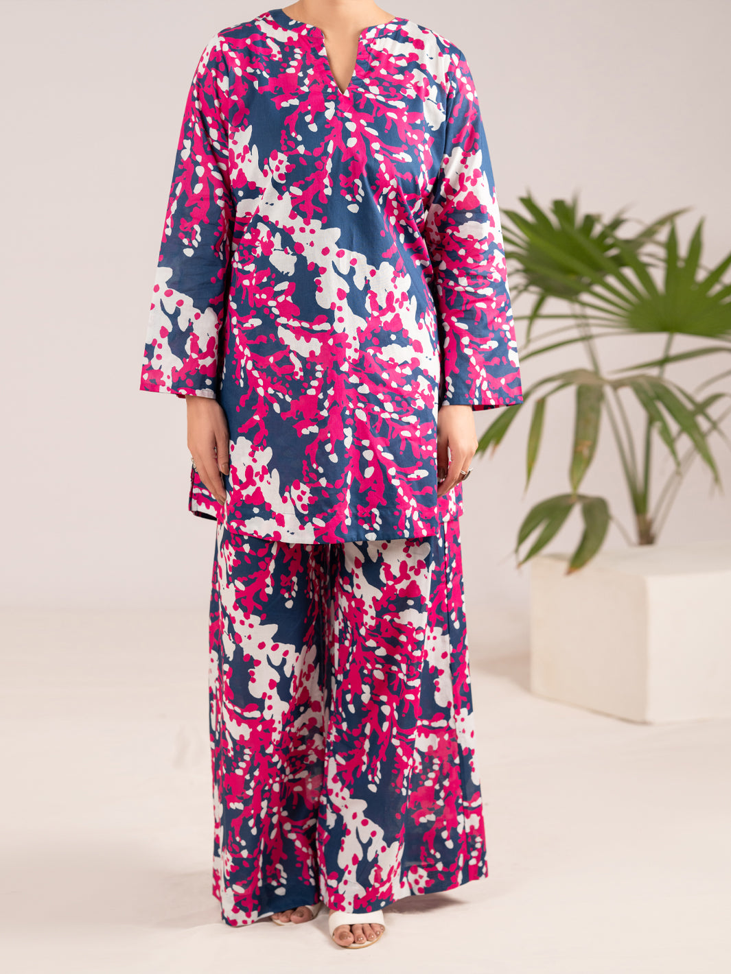 Blue Lawn Co-Ord Set - ALP-2PS-LKS-2506