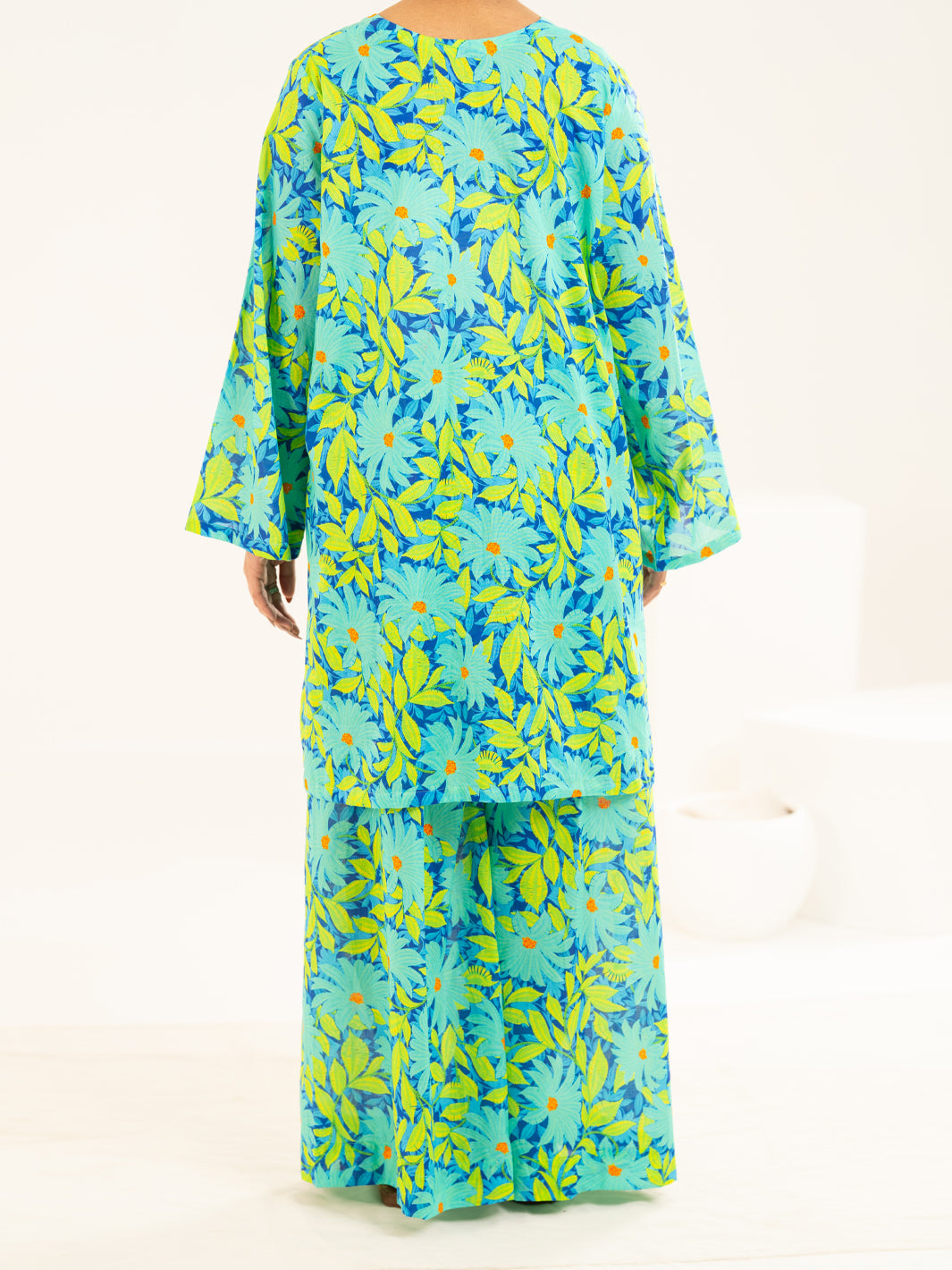 Sea Green Lawn Co-Ord Set - ALP-SLKS-2518