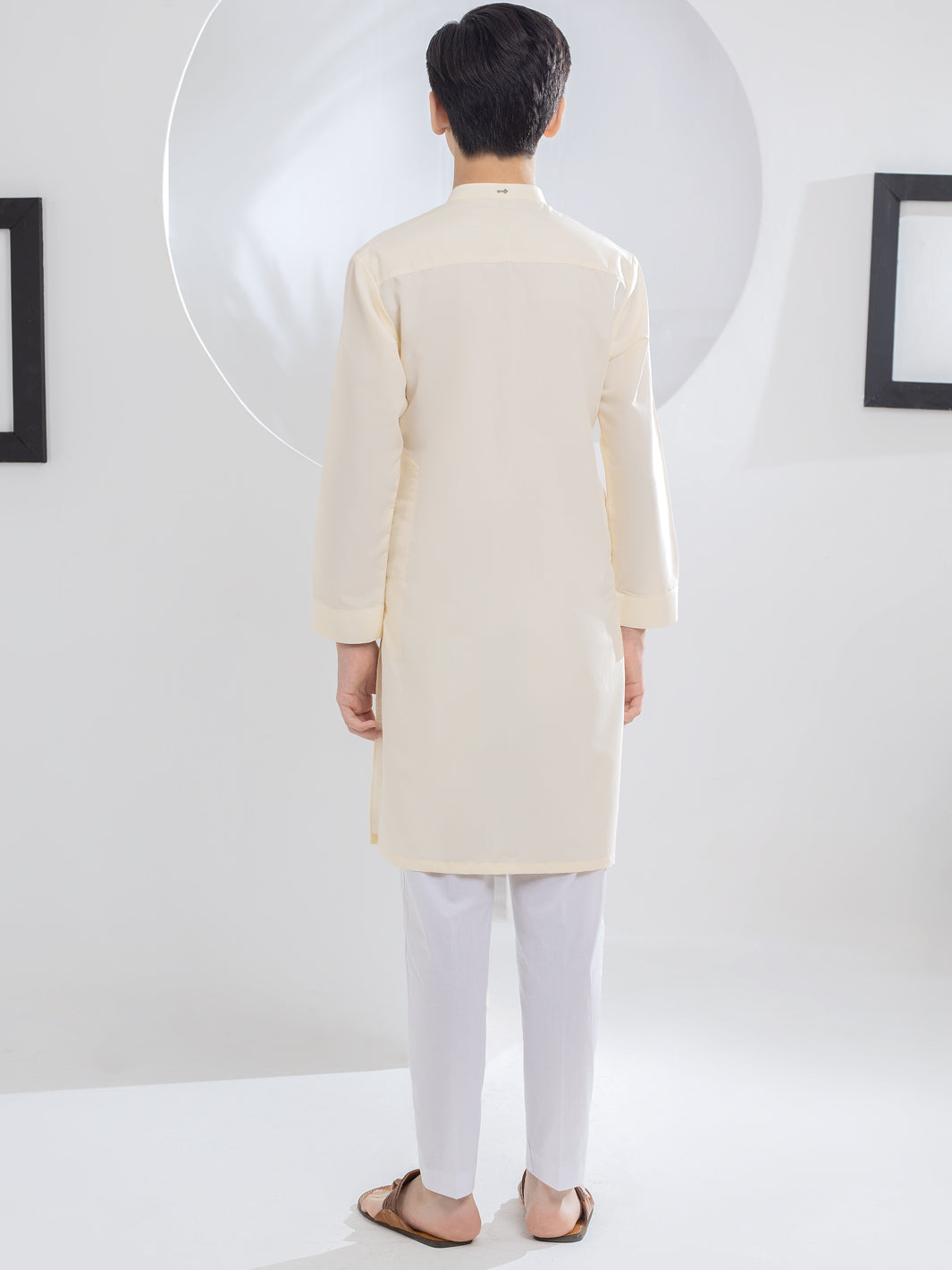 Off White Blended Kurta - ALT-K-043