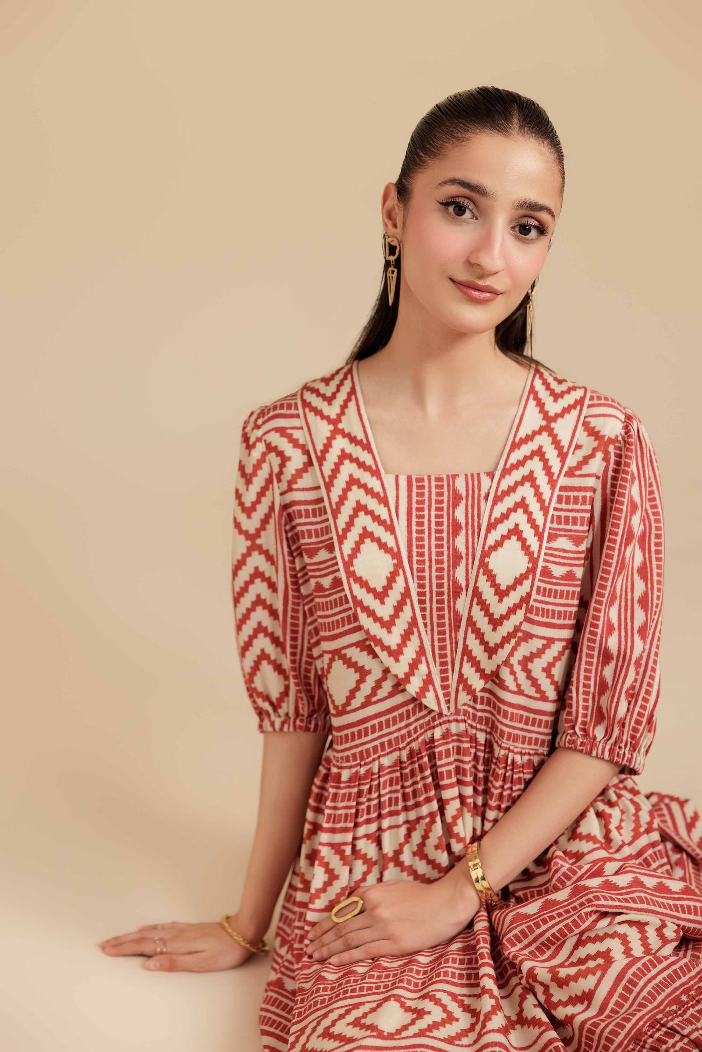 Printed Dress - AS25-114