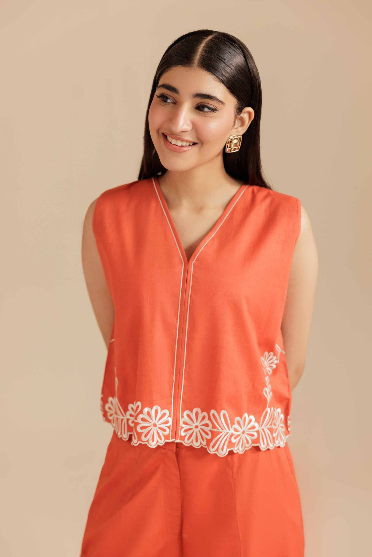 2 Piece - Embroidered Suit - AS25-117