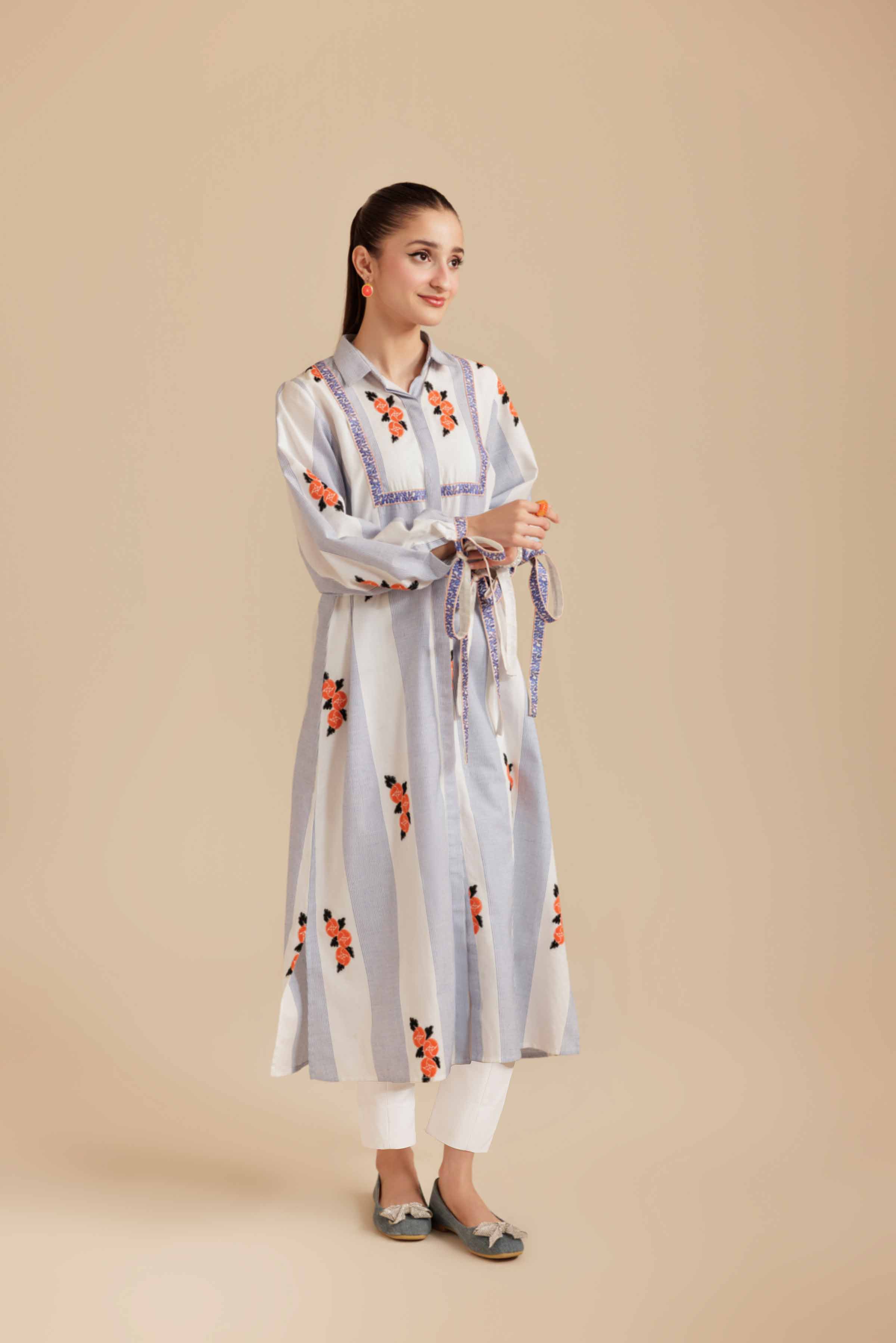 Embroidered Dress - AS25-122