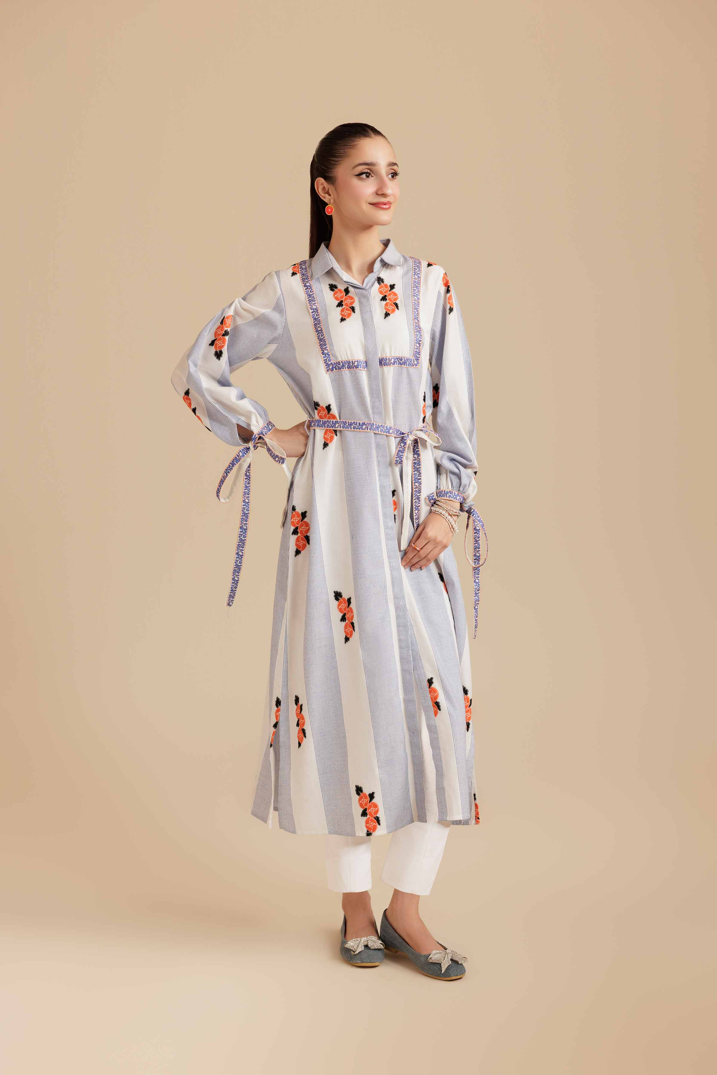 Embroidered Dress - AS25-122