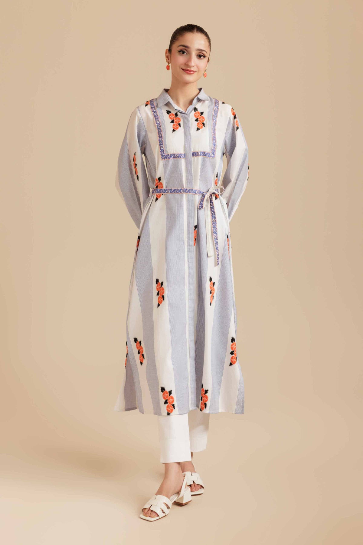 Embroidered Dress - AS25-122