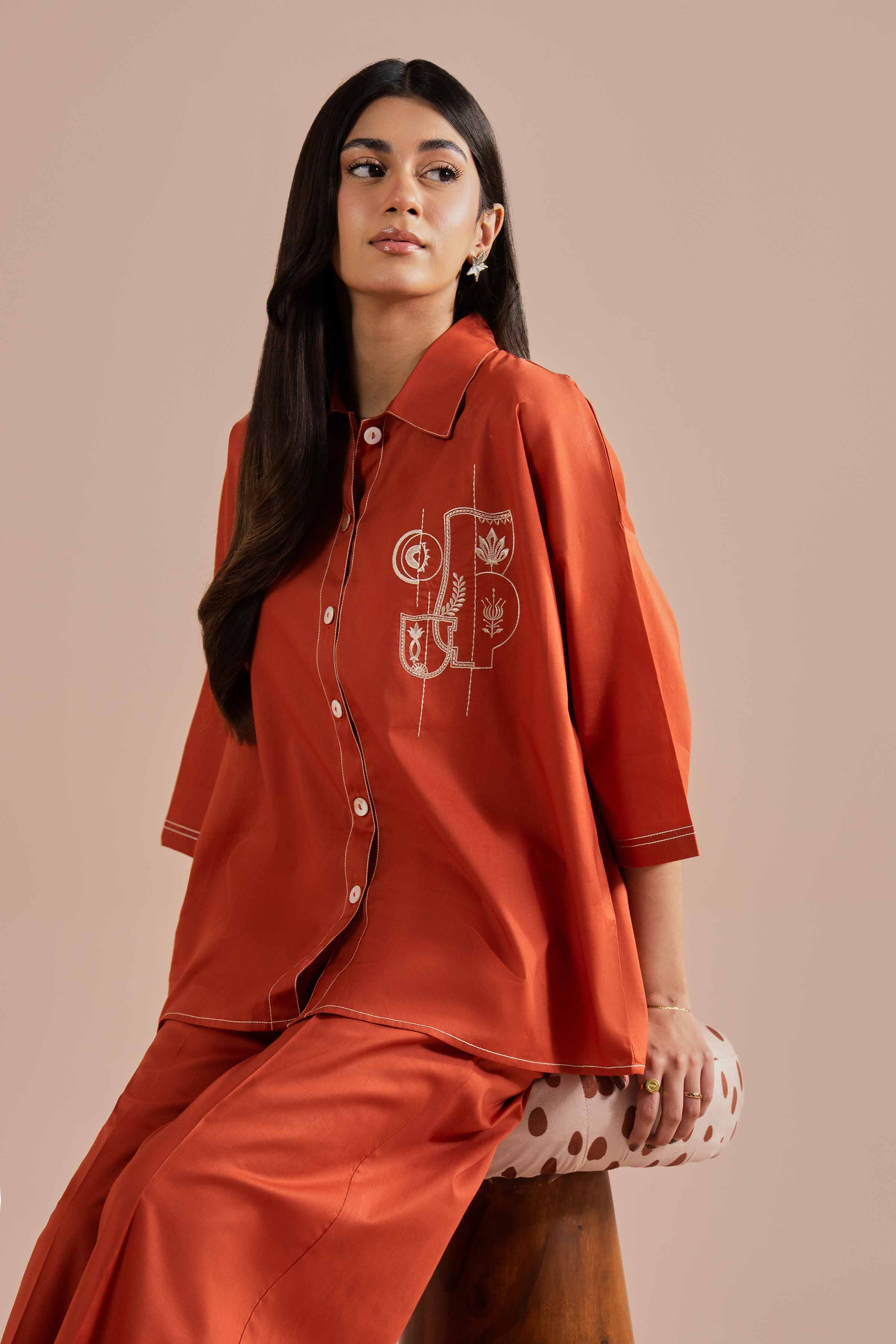 2 Piece - Embroidered Suit - AS26-04